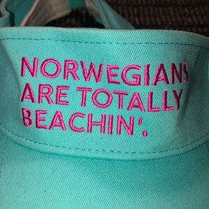 Norwegians are Totally Beachin’ Visor